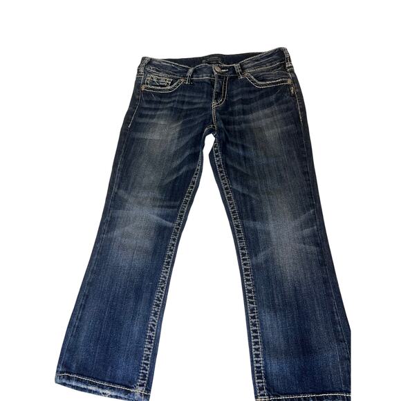 Silver Jeans Co. Denim - Silver jeans co suki mid capri size W32